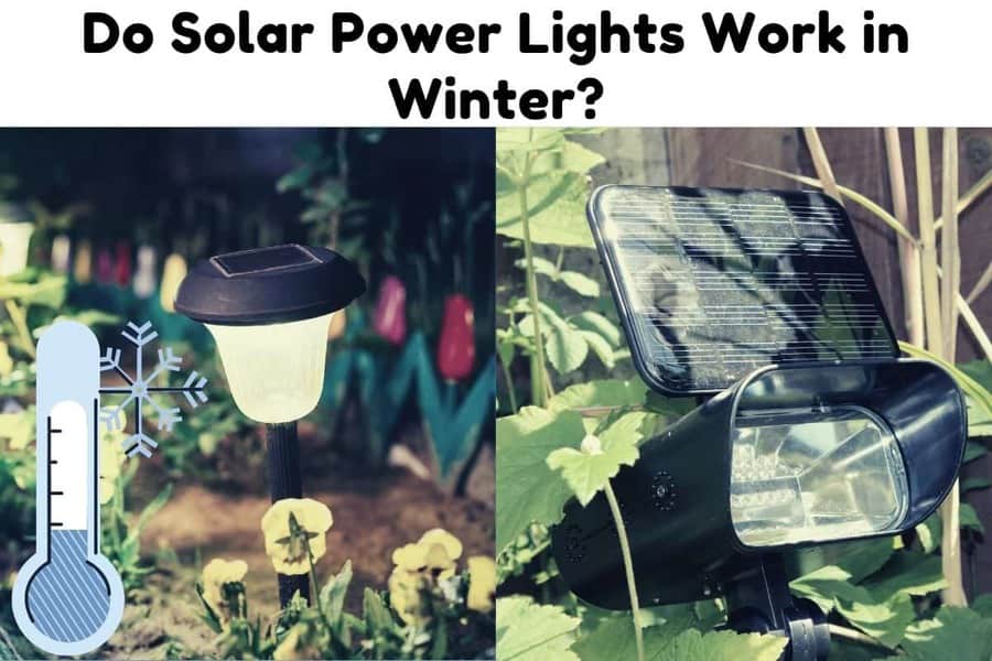 Do Solar Power Lights Work in Winter (Outside)? Solar Portable Panel
